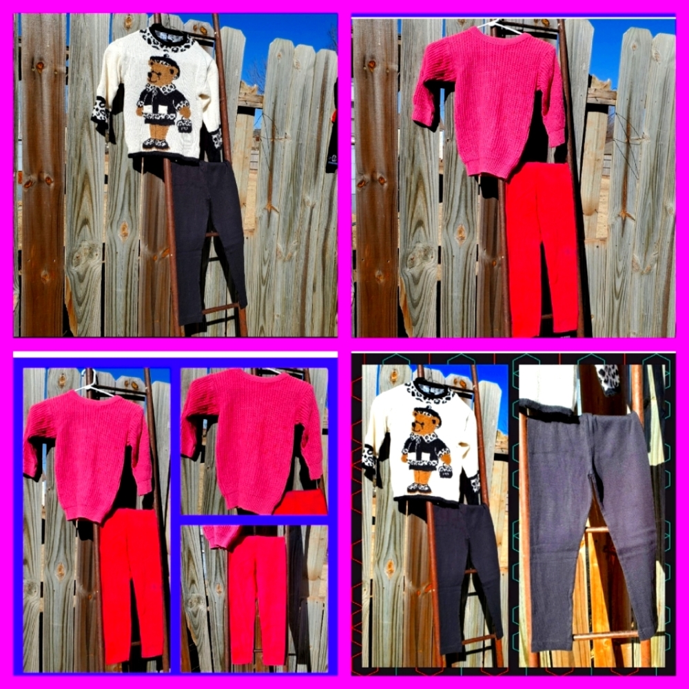*Vntg* JS KIDS/IRENE CHARLES 4pc set 6/6X